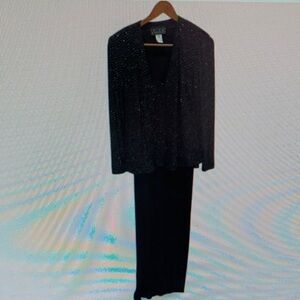 Alex Evenings Black Maxi Dress